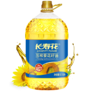 京东百亿补贴：长寿花 葵花籽油 6.18L 食用油 压榨一级