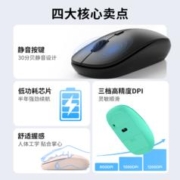 Founder 方正 鼠标无线蓝牙静音男女生笔记本电脑台式机办公便携士商务通用
