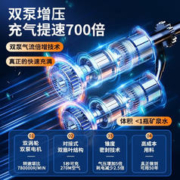 巨木 无线车载充气泵汽车打气筒便携式轿车用轮胎压专用加气宝电动冲气