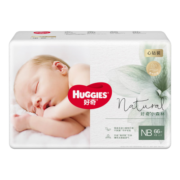 好奇（Huggies）心钻装小森林纸尿裤NB66片婴儿尿不湿