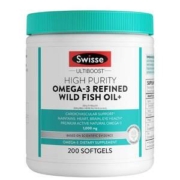 Swisse 斯维诗 高纯度Omega-3精炼野生鱼油软胶囊1000mg*200粒