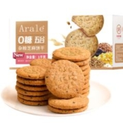 需首购、plus会员: Arale 五谷粗粮0糖芝麻饼干 1kg
