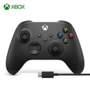 2日0点：Microsoft 微软 Xbox One S 无线控制器+USB-C线缆 磨砂黑