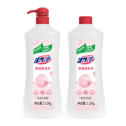 活力28食品用A级 果蔬洗洁精 白桃乌龙香 1.12kg*2瓶 轻松去油 婴童可用