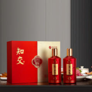 XIJIU 习酒 知交 知行礼 星稀礼盒 年货 酱香型白酒 53度 500ml*2 礼盒装