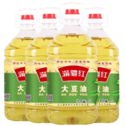 京东百亿补贴:满疆红精炼一级大豆油5L*4