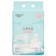 PLUS会员：爱舒柔 一次性洗脸巾 珍珠纹156抽600g
