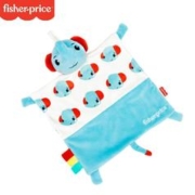 Fisher-Price 婴儿 安抚巾-蓝色大象