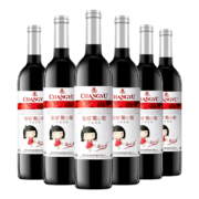 京东百亿补贴：张裕 葡小萄甜红葡萄酒 750ml*6瓶整箱装