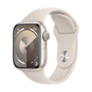 再降价、9号0点：Apple 苹果 Watch Series 9 智能手表GPS款41毫米星光色铝金属表壳 星光色运动型表带S/M MR8T3CH/A