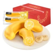 签到 乐锦记香蕉面包整箱夹心蛋糕710g/箱