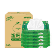 京东PLUS：Breeze 清风 长草颜团子系列 湿厕纸 160片+便携式40片