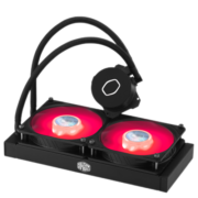 酷冷至尊(Cooler Master)冰神B240 CPU水冷散热器(支持多平台/双腔水泵/微流道设计/均衡型风扇/电脑组件)