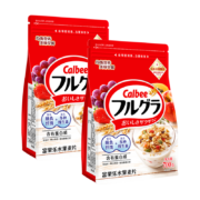 京东百亿补贴：卡乐比早餐水果燕麦片 原味700克*2袋 日本进口食品 方便代餐 即食零食