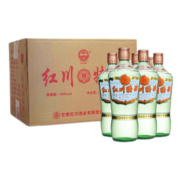 红川50度红川特曲精 整箱500ml*12瓶浓香型白酒甘肃红川酒 非原箱发货 50度 500mL 12瓶 整箱装