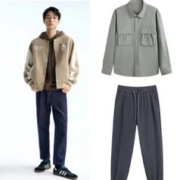 20点开始：GXG 男士棒球服外套*1+长袖衬衫*1+休闲裤*1