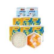 林家铺子左右椰果罐头组合什锦罐头 200g*6左右+200g*2罐椰果