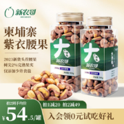 新农哥 A180型大颗粒紫衣腰果 225g