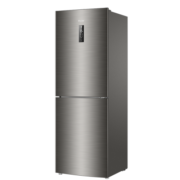 Haier/海尔两门冰箱272升双变频风冷无霜小型家用双门电冰箱大容量宿舍租房BCD-272WDPD 深空灰拉丝外观 匠心工艺 大两门272升