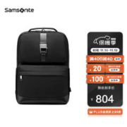 Samsonite 新秀丽 双肩包男士商务15英寸电脑包简约时尚背包 NW5*09001 黑色