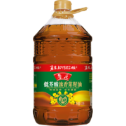 京东百亿补贴:鲁花 食用油 低芥酸浓香菜籽油6.18L物理压榨