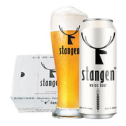 限移动端、京东百亿补贴：stangen 斯坦根 小麦白啤酒500ml*24听整箱装 德国原装进口