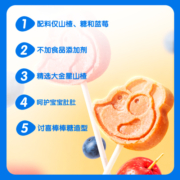 【小鹿蓝蓝_山楂棒棒糖】原味水果棒水果条零食送儿童宝宝食谱