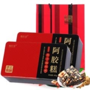 拍2件送礼袋 黑芝麻核桃阿胶糕500g铁盒