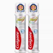 百亿补贴！Colgate 高露洁 360直立式按压牙膏100ml*2瓶