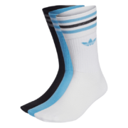 adidas 经典舒适三条纹运动袜 三双装