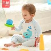 拍2套 三枪幼童A类纯棉内衣套装