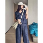 MEIYANG 美洋 冰岛蓝湖背心女外穿夏清凉柔滑针织休闲无袖宽松上衣