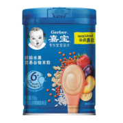 嘉宝嘉宝婴儿宝宝婴幼儿儿童营养米粉/米糊/菜粉 2段缤纷水果米粉（22年11月产）