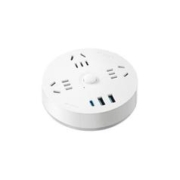 BULL 公牛 GN-R203UQ 圆形插排 三位五孔+3USB