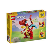 LEGO 乐高 【自营】LEGO乐高31145红色小飞龙创意三合一益智积木模型玩具