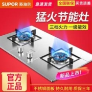 SUPOR 苏泊尔 PS07煤气灶燃气灶双灶家用嵌入式台式天然气猛火灶液化气灶