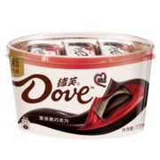 Dove 德芙 丝滑牛奶巧克力香浓黑巧3碗礼盒装零食
