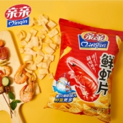亲亲（Qinqin）鲜虾片 烧烤味 80g*6件