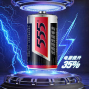 555 大号电池1号D型1.5V一号R20热水器天然气煤气燃气灶专用电池耐高温 2节