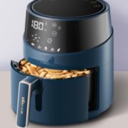 限移动端、京东百亿补贴：Bear 小熊 QZG-A15T2 空气炸锅 深蓝色