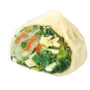 plus会员：融厨水晶薄皮素包子500g*2袋