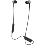 铁三角 CKR75BT 颈挂无线蓝牙入耳式耳机 运动耳机 HIFI耳机 音乐耳机 学生网课 灰色