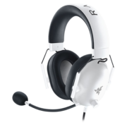 雷蛇（Razer）LPL职业选手力荐 旋风黑鲨V2 头戴式游戏电竞耳麦USB麦克风7.1环绕声电脑 旋风黑鲨V2x白（3.5mm接口)
