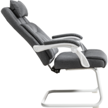 八九间C3Z电脑椅家用弓形椅办公椅老板椅人体工学椅靠背座椅可躺舒适 C3Z_白色PU