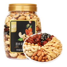 PLUS会员、京东百亿补贴: 华味亨 500g 混合坚果果仁合家款