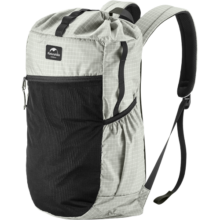 NatureHike挪客征途超轻双肩背包男女户外徒步登山包轻量设计舒适旅行背包 灰白色-20L