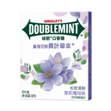 绿箭 口香糖 茉莉薄荷味 32g 1盒 12片装