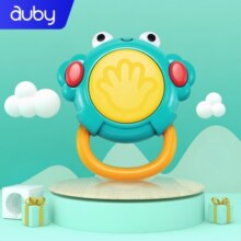 澳贝（auby）儿童婴儿玩具男女孩青蛙小鼓手拍鼓音乐鼓声光音乐周岁生日礼物