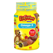 lilcritters丽贵小熊糖鱼油藻油dha2岁+儿童营养软糖60粒109元 (券后省39)