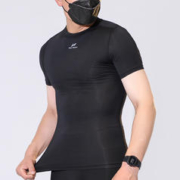 PRO TOUCH 官方短袖男2022冬季新款圆领休闲运动服健身透气紧身衣